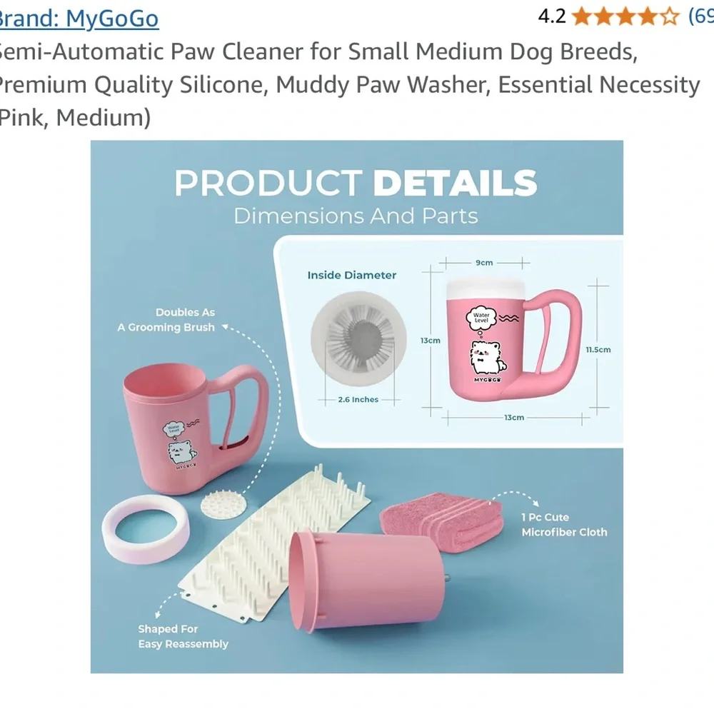Brandnew Semi Automatic Paw cleaner